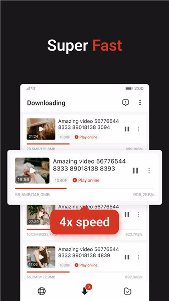 W Video Downloader & Player screenshot