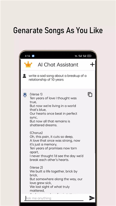 AI Chatbot Assistant screenshot