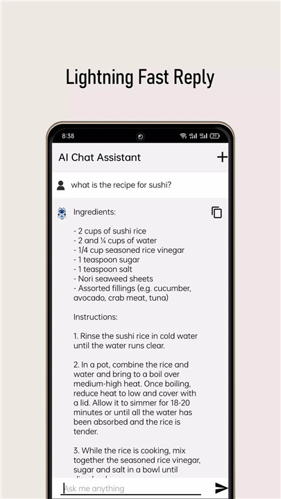 AI Chatbot Assistant screenshot