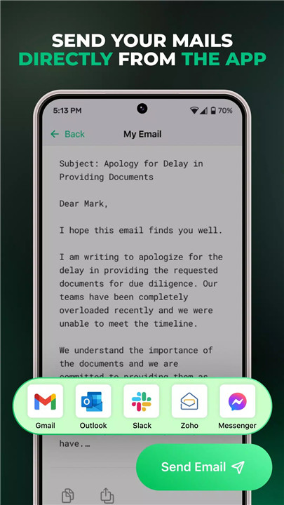 Friday: AI E-mail Assistant screenshot