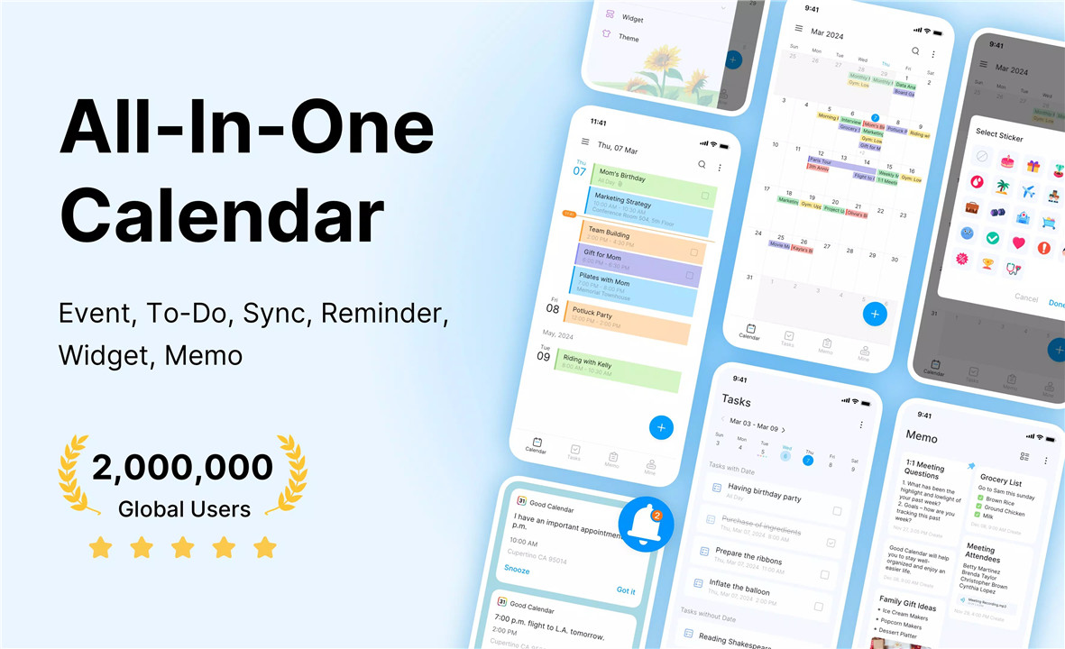 Calendar Planner - Agenda App screenshot