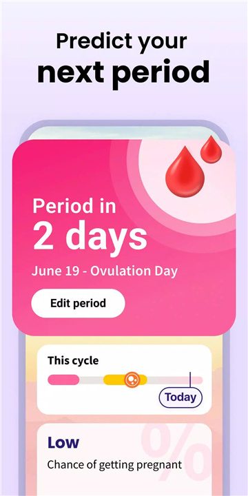 Period Calendar Period Tracker screenshot