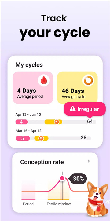 Period Calendar Period Tracker screenshot