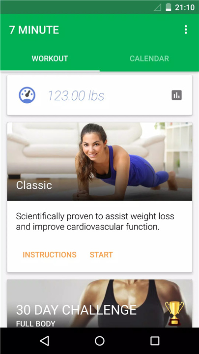 7 Minute Workout screenshot
