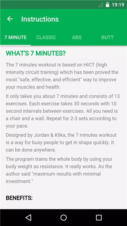 7 Minute Workout screenshot