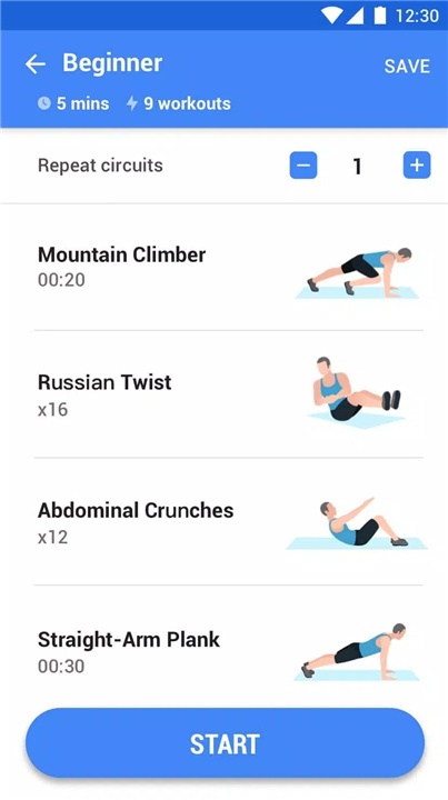 Abs Workout - 30-Day Six Pack screenshot