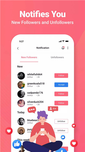 Followers & Unfollowers screenshot
