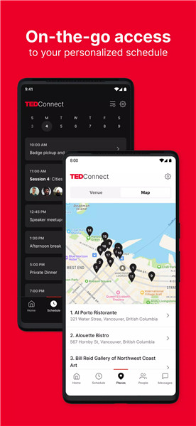 TEDConnect screenshot