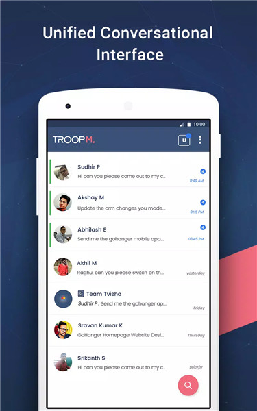 Troop Messenger screenshot