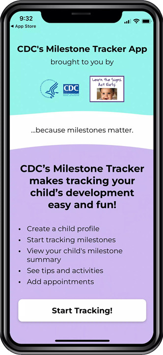 CDC Milestone Tracker screenshot