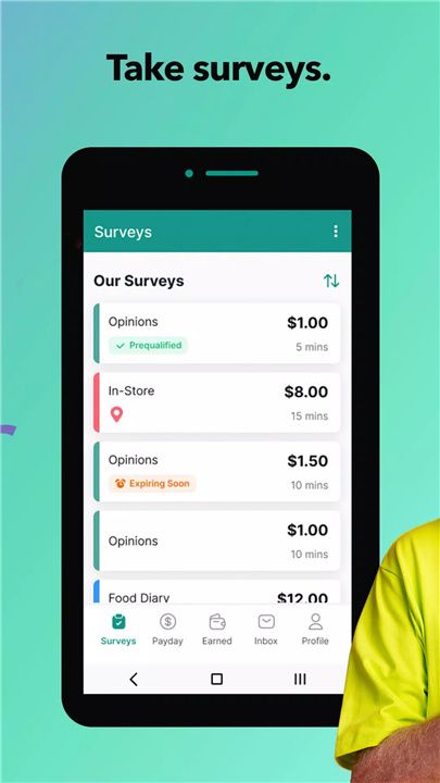 Surveys On The Go screenshot