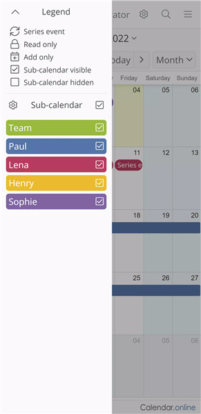 Calendar.online screenshot