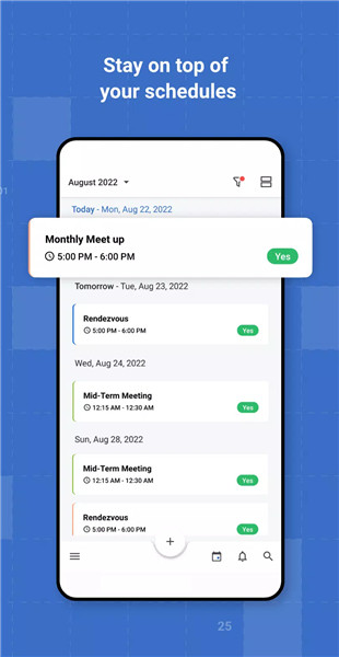 Zoho Calendar screenshot