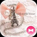 Cute Theme-Girly Eiffel Tower-