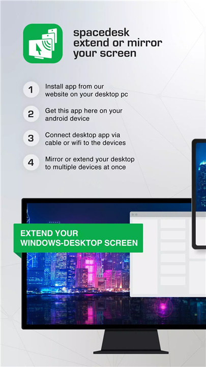 spacedesk - USB Display for PC screenshot