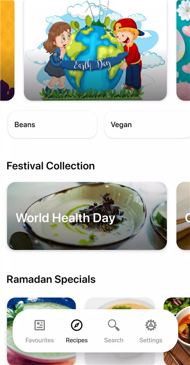 Soup Recipes app screenshot