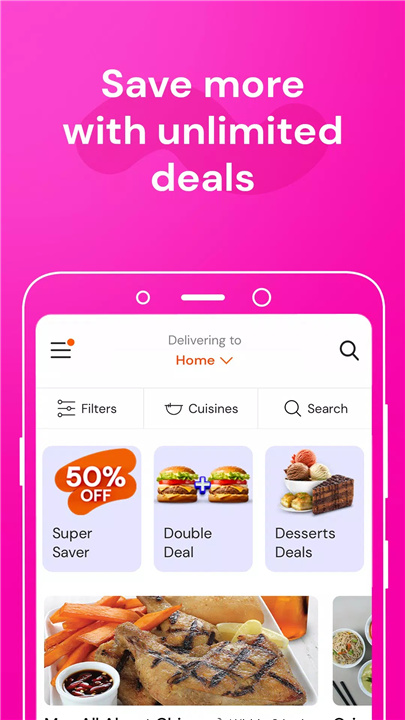 talabat: Food, grocery & more screenshot