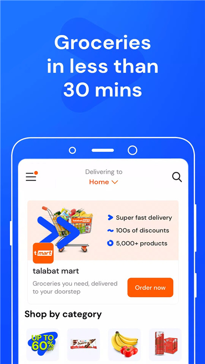 talabat: Food, grocery & more screenshot