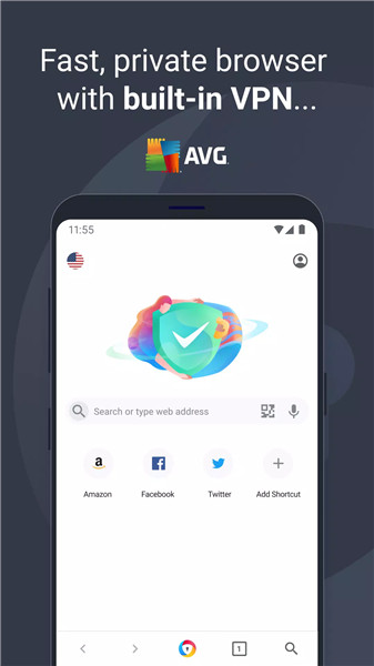 AVG Secure Browser screenshot