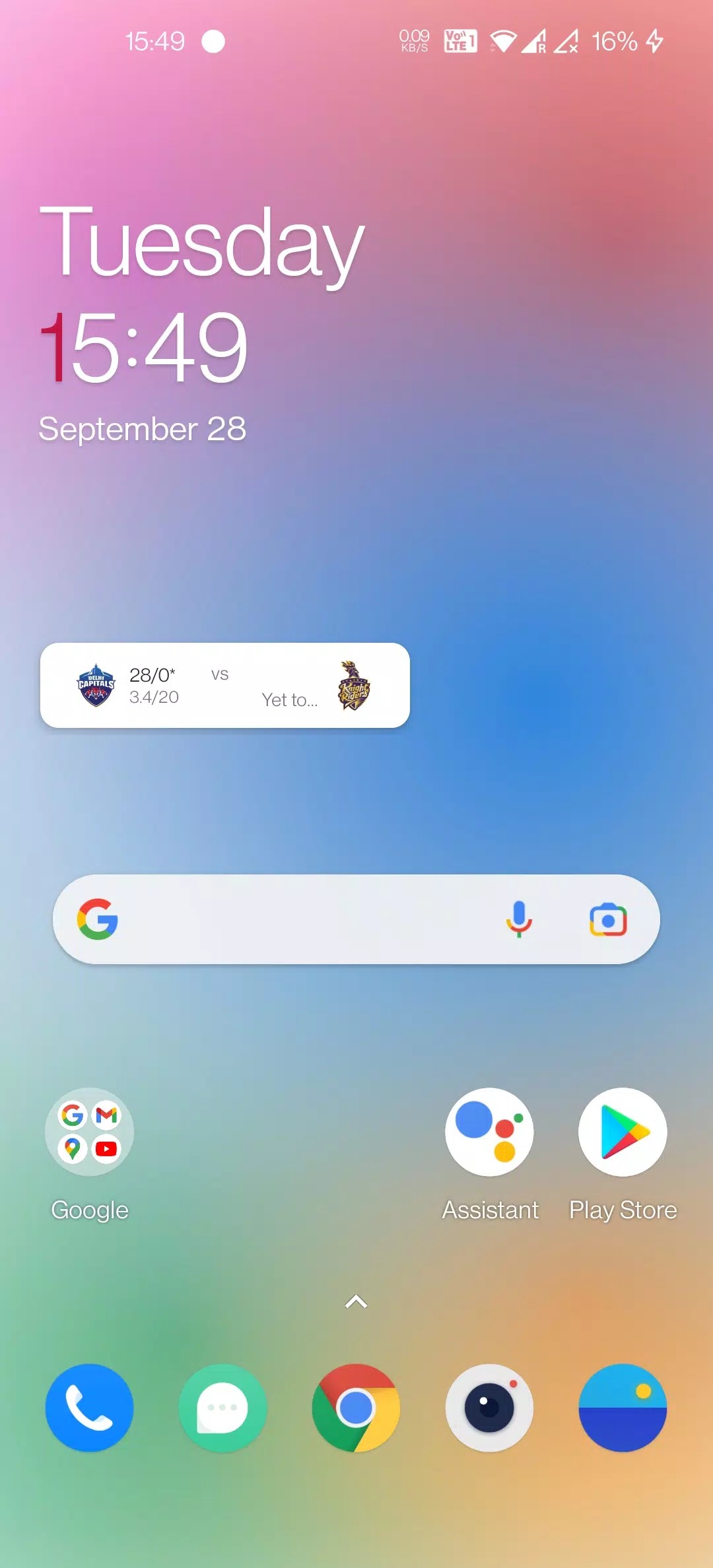 OnePlus Sports screenshot