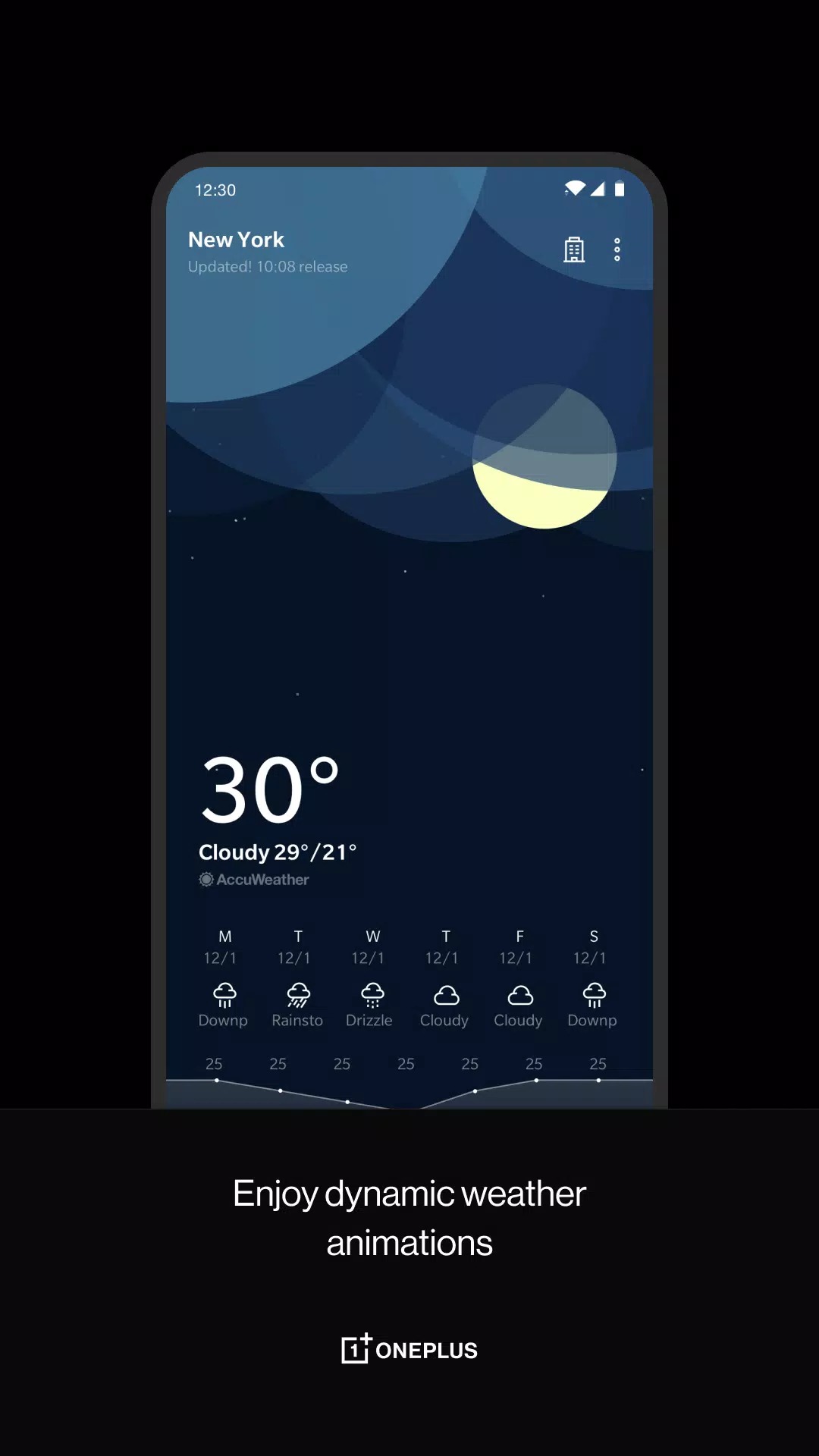 OnePlus Weather screenshot