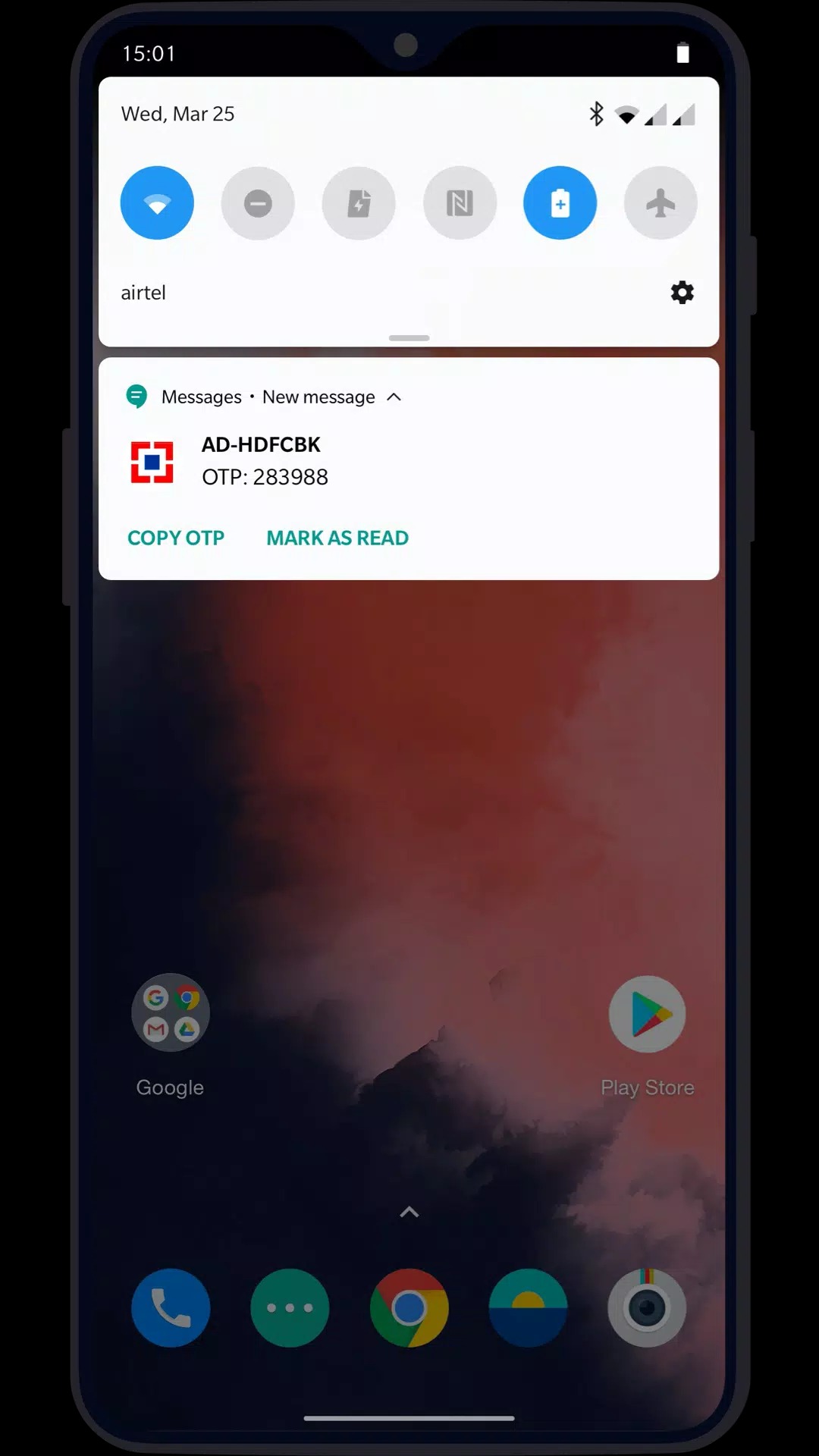 OnePlus Messages screenshot