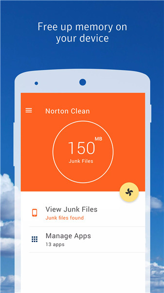 Norton Clean, Junk Removal screenshot