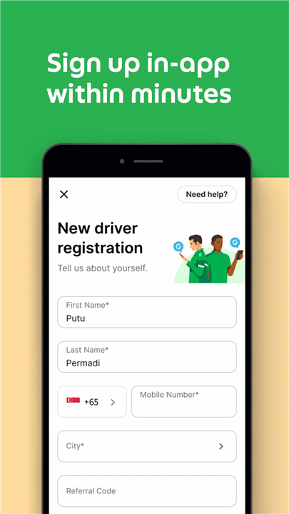 Grab Driver screenshot