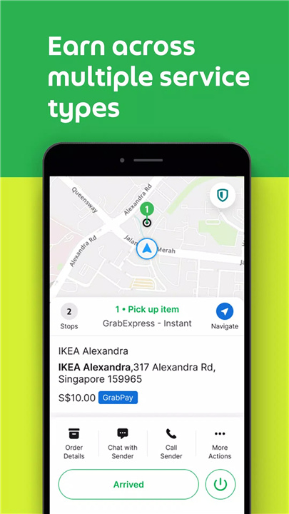 Grab Driver screenshot