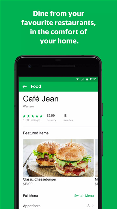 GrabFood screenshot