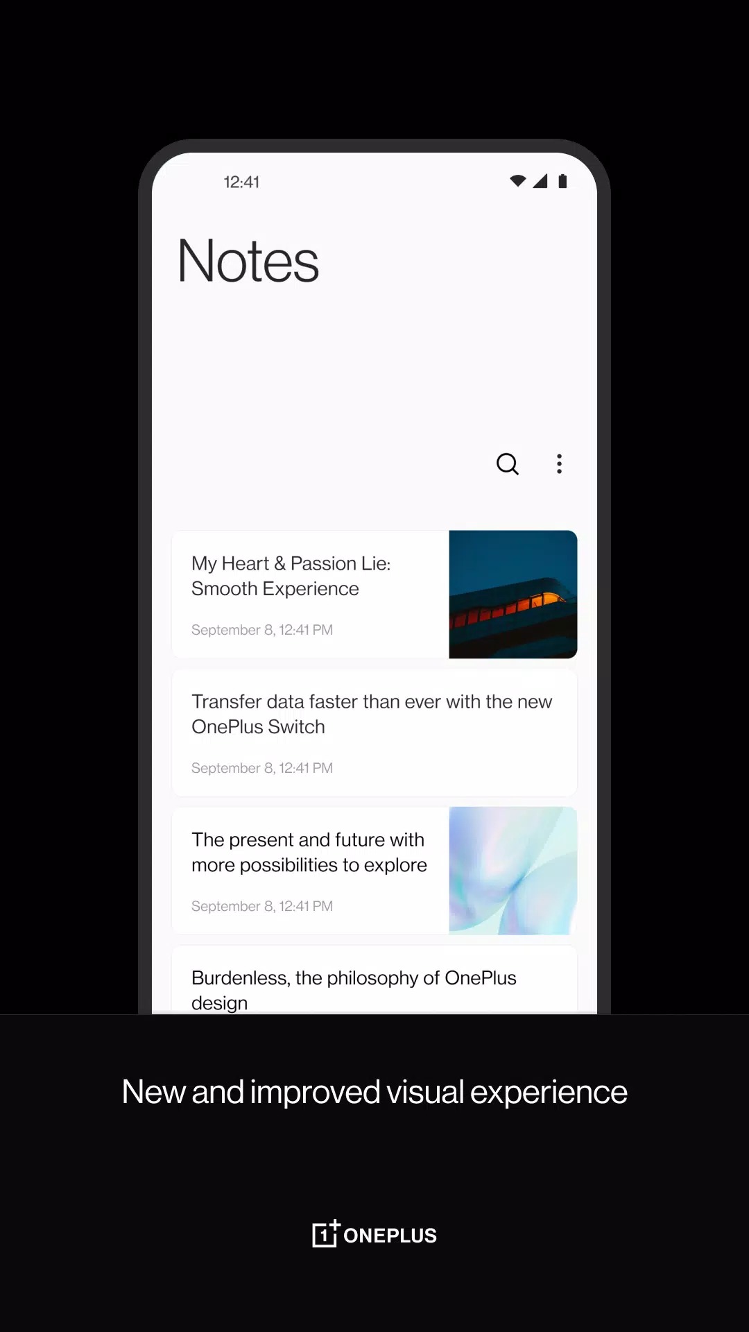 OnePlus Notes screenshot