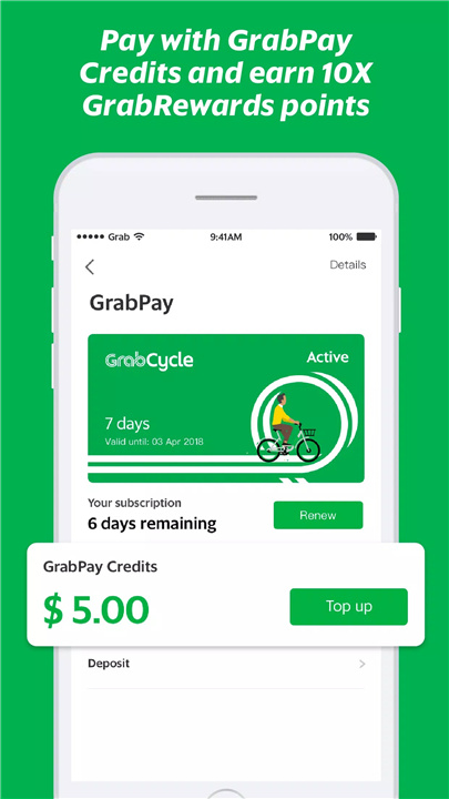 GrabCycle screenshot