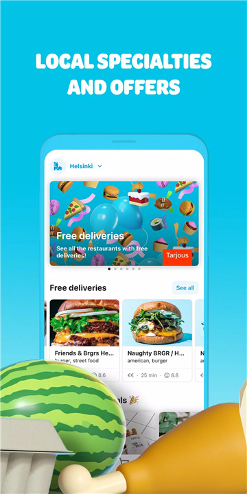 Wolt Delivery: Food and more screenshot