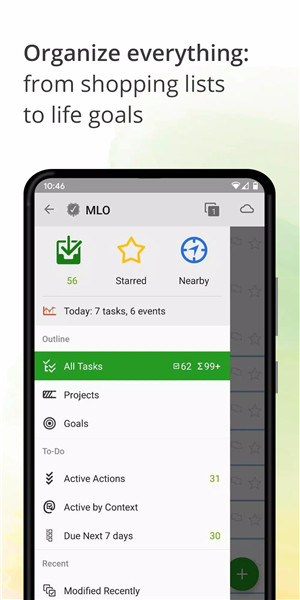 MyLifeOrganized screenshot