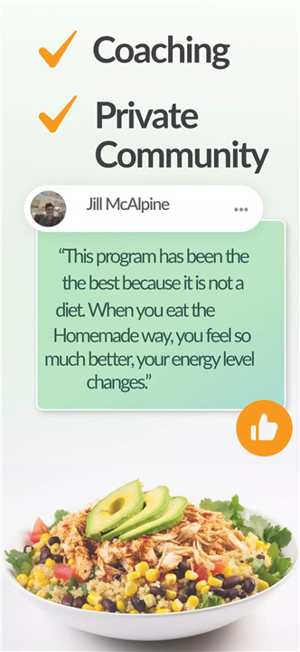 Homemade Method Meal Plans screenshot