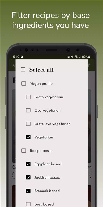 Go Vegan screenshot