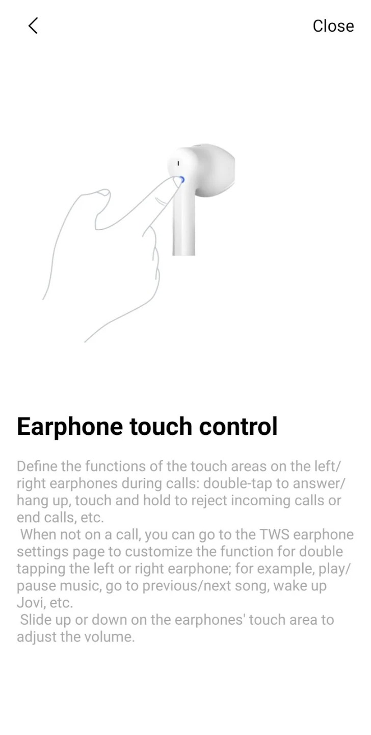 vivo Earphones screenshot