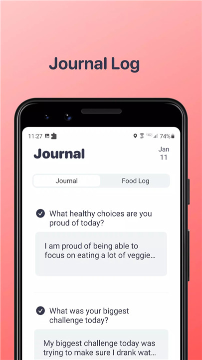 Your Food Journal screenshot