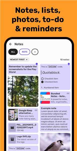 Bundled Notes screenshot