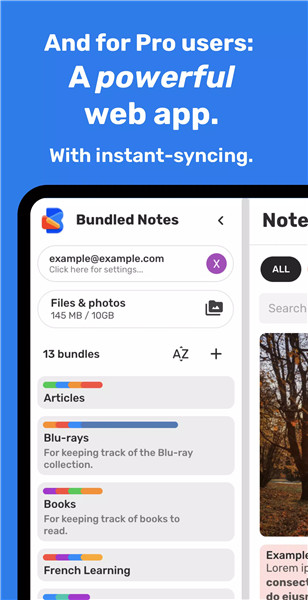 Bundled Notes screenshot