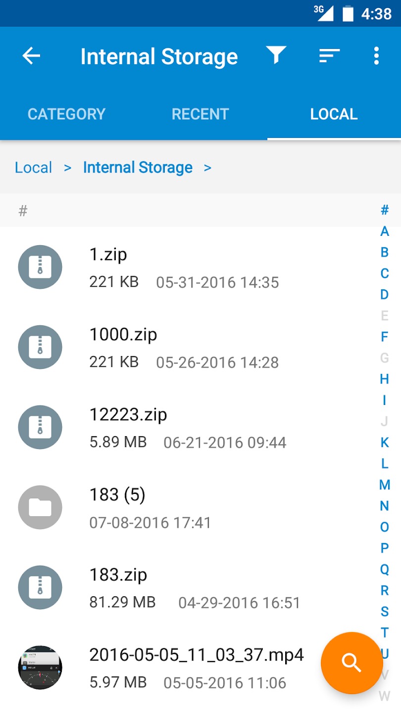 Moto File Manager screenshot