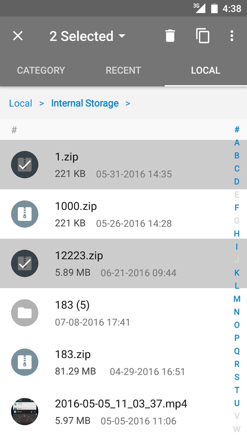 Moto File Manager screenshot