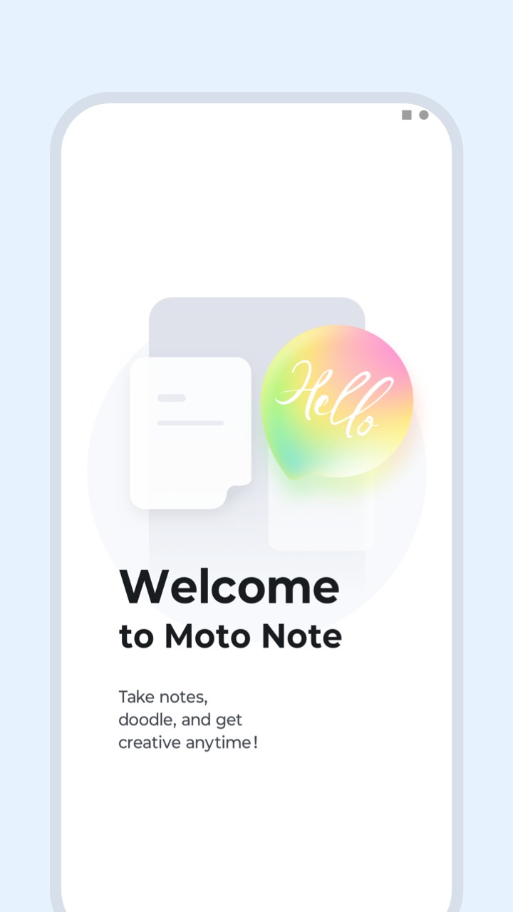 Moto Note screenshot