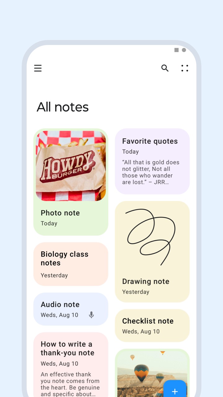 Moto Note screenshot