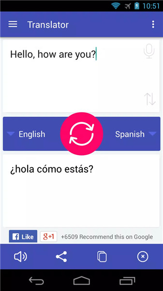 Language Translator iGlot screenshot