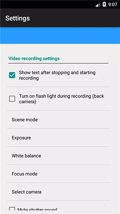 Background Video Camera screenshot