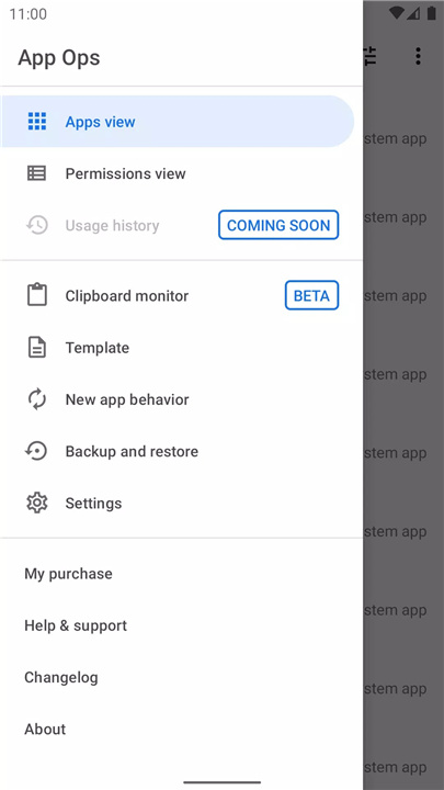 App Ops - Permission manager screenshot