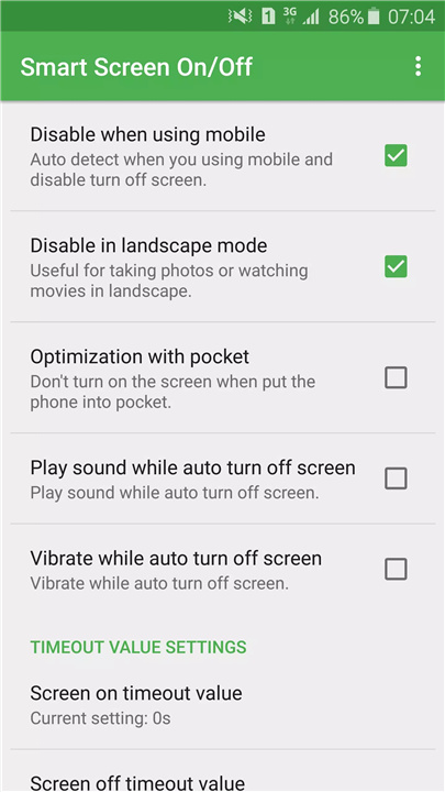 Smart Screen On/Off Auto screenshot