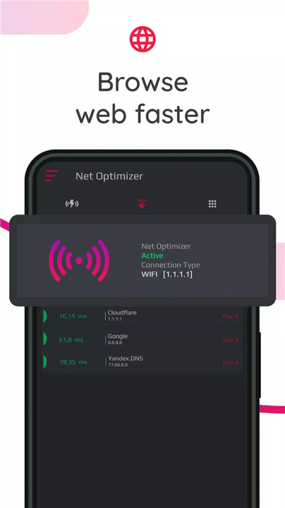 Net Optimizer: Optimize Ping screenshot