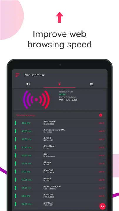 Net Optimizer: Optimize Ping screenshot